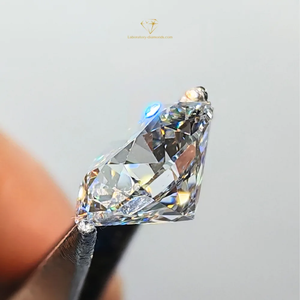 Lab-grown diamond detail
