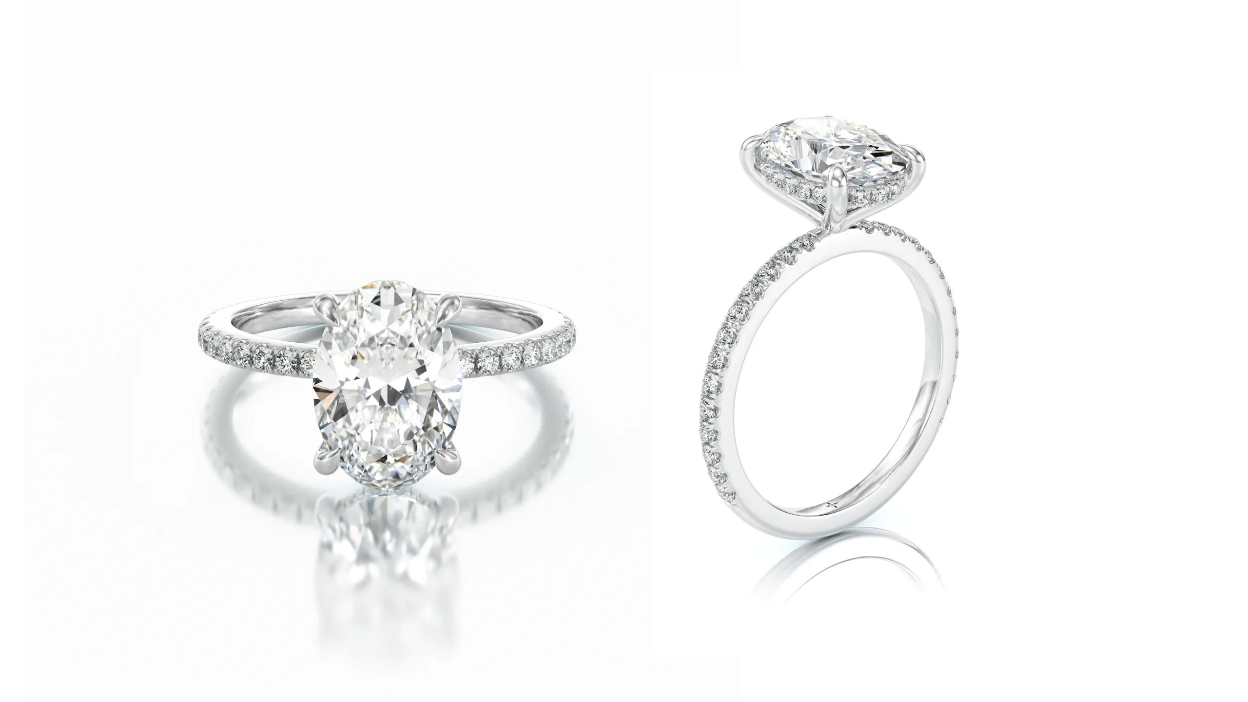 Laboratorní Diamanty elegantní šperky